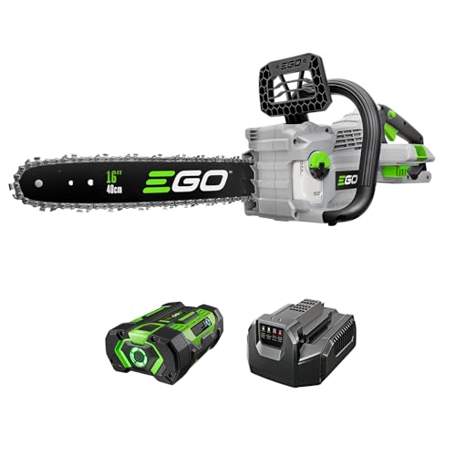 EGO Power+ 16-inch chainsaw side view