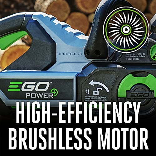 EGO chainsaw handle and safety switch