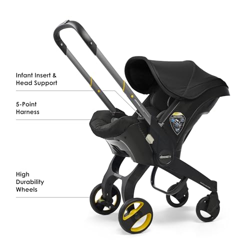 Doona infant car seat mode with canopy