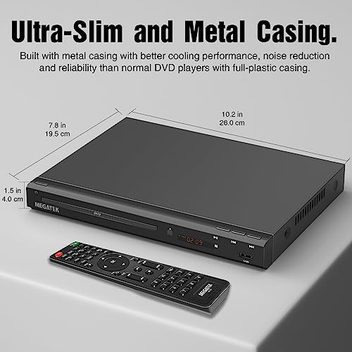 MEGATEK DVD player USB port and playback interface
