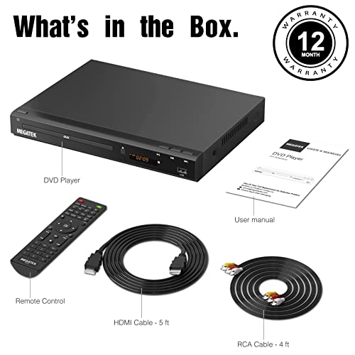 Full kit contents including MEGATEK DVD player and cables