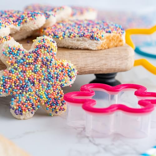 Circle and star cutters on a table
