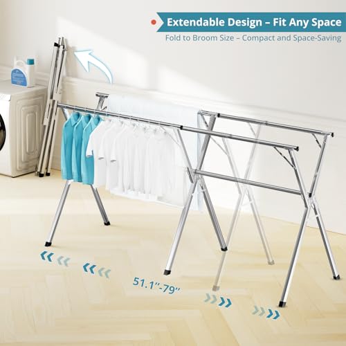 JAUREE rack folded for compact storage