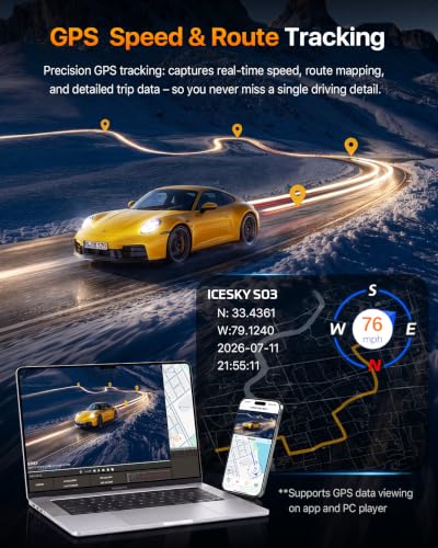 Icesky S03 menu and app interface