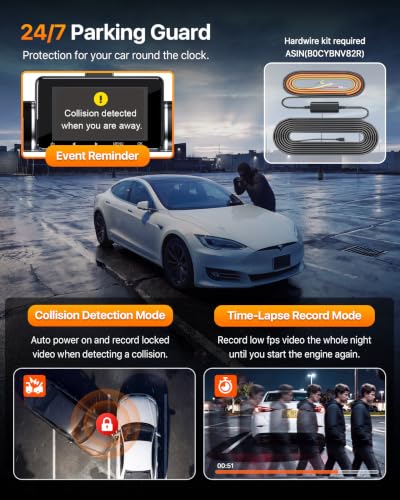Icesky dash cam infrared night vision