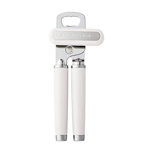 KitchenAid Classic Multifunction Can Opener White front view