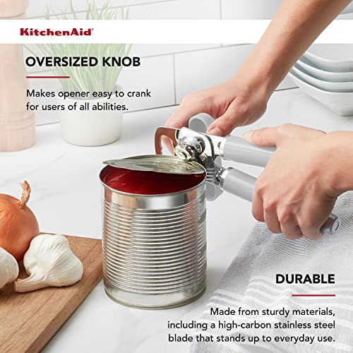 Stainless steel cutting wheel detail on KitchenAid opener