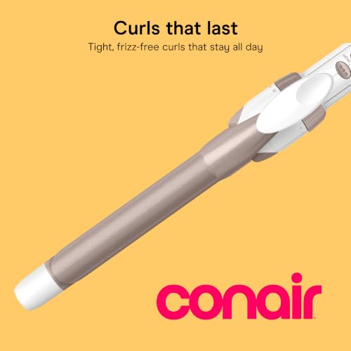 Close up of the 3/4-inch barrel on Conair curling iron