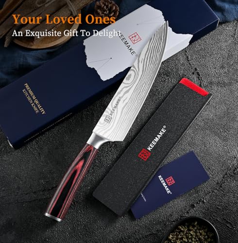 KEEMAKE chef knife inside gift box