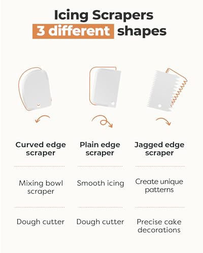 Professional cake decorating setup with bags and tips