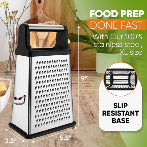 Spring Chef XL Grater showing rubber base