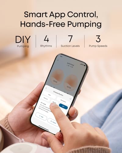 App interface for eufy wearable breast pump