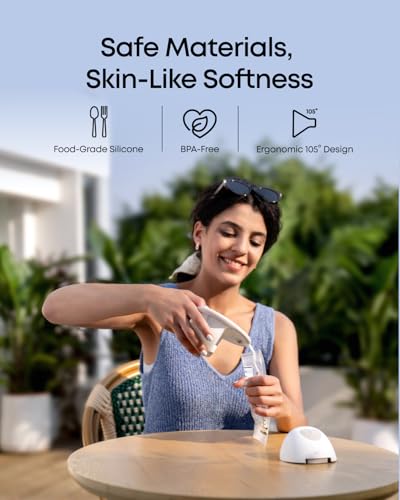Components of the eufy E20 breast pump set