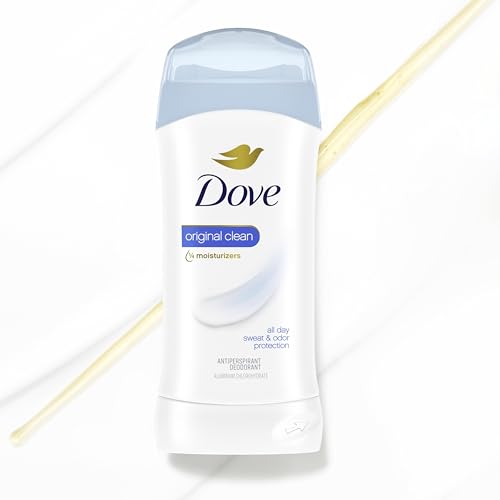 Back label of Dove antiperspirant 2.6 oz