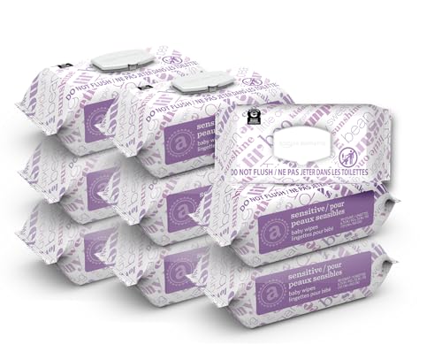 Elements Sensitive Unscented Baby Wipes front view