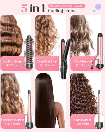 Interchangeable ceramic barrels for Lopeie curling wand
