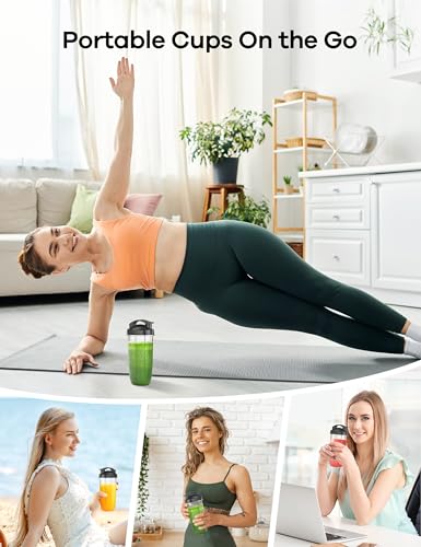 Blender travel cups and lids