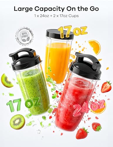 Blender with recipe book