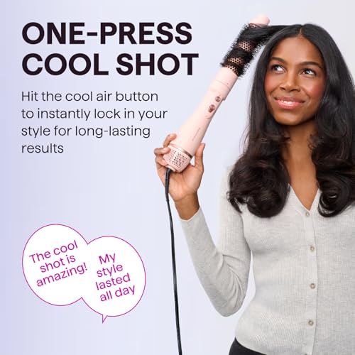 Full Wavytalk hair styler kit in blush color