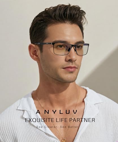Side profile of ANYLUV glasses with temple detail