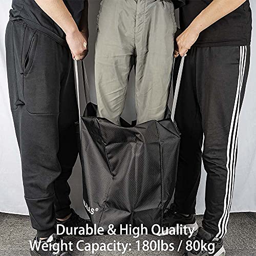 ZALALAS duffle bag showing heavy duty zippers