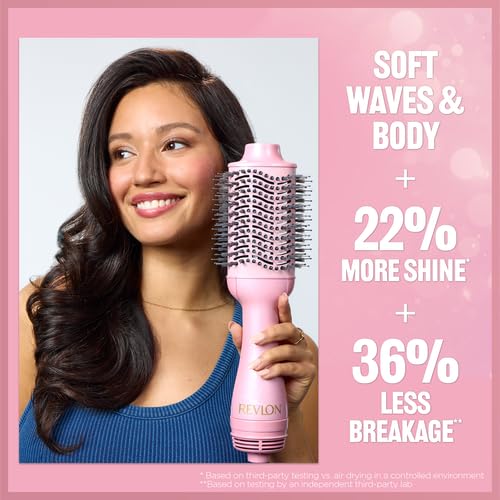 REVLON One-Step Volumizer Pink Fizz side profile