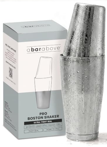 A Bar Above Boston Cocktail Shaker Set stainless steel