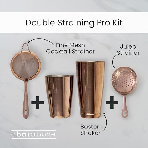 A Bar Above shaker set components