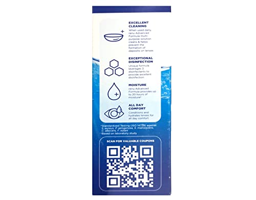Bausch + Lomb Renu Multi-Purpose Contact Lens Solution Travel Size 2 Fl Oz Pack of 3 packaging