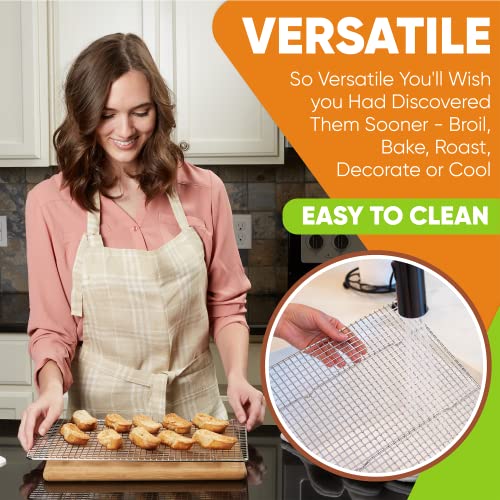 Cooling rack with raised feet