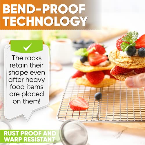 Spring Chef rack holding baked goods