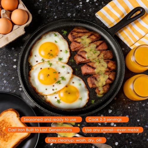 Square cast iron grill pan