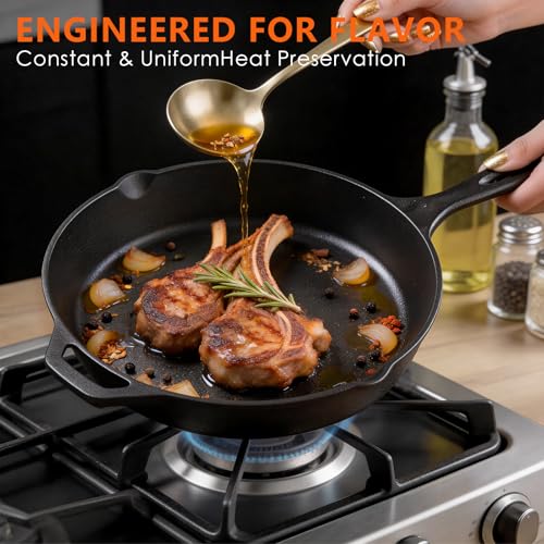 Cast iron cookware stack for storage