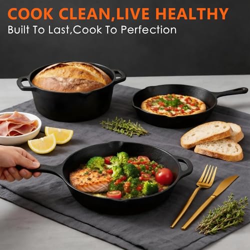 Asderote cookware ergonomic handles