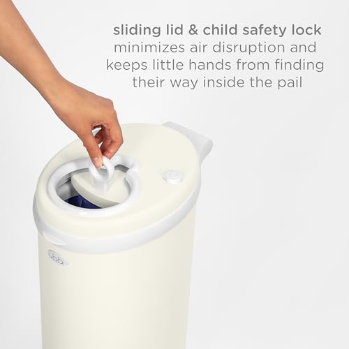 Ivory Ubbi pail in a nursery setting