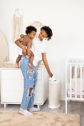 Ubbi diaper pail ready for use