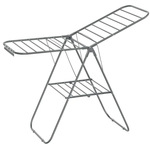 SONGMICS rack holding heavy laundry load