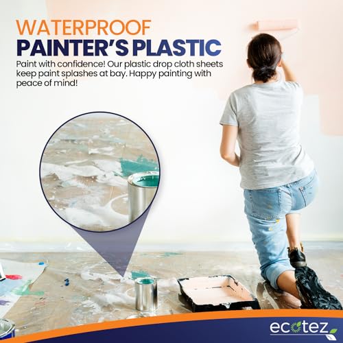 Ecotez plastic sheeting for renovation