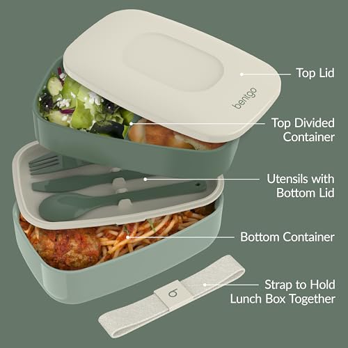 Bentgo Classic lunch box components disassembled