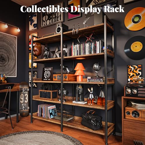Huuger bookshelf with books and decor