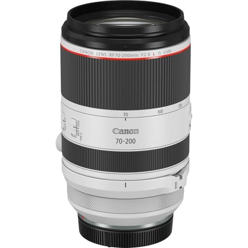 Top view of the Canon RF 70-200mm F2.8 L IS USM