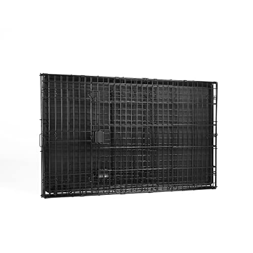 Crate interior with divider panel installed