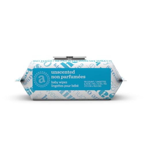 Elements baby wipes 90 count pack side profile