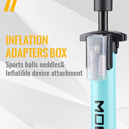 MOHEGIA floor pump dual valve nozzle head