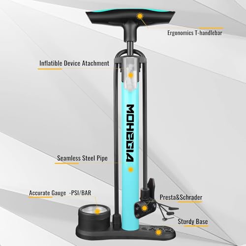 MOHEGIA pump base and included inflation adapters