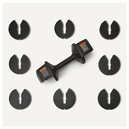 Basics weight set in storage tray