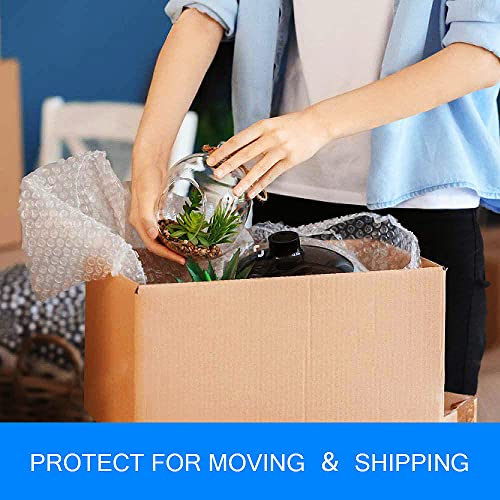 Two rolls of packbabol white bubble cushioning for moving