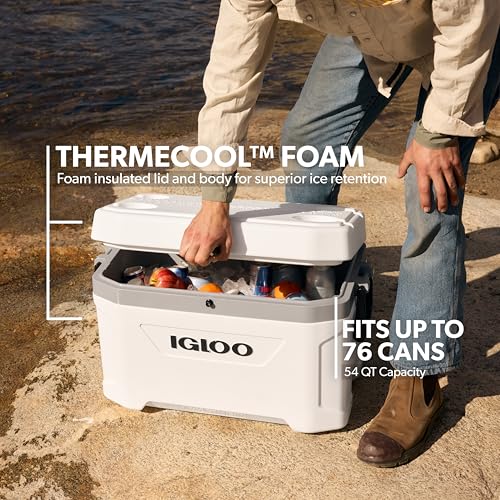 Igloo 54 Qt Marine Ultra Cooler side profile
