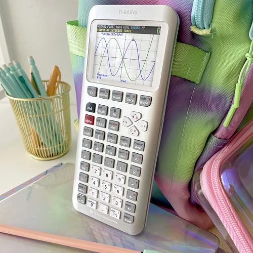 TI-84 Evo Silver screen displaying a graph