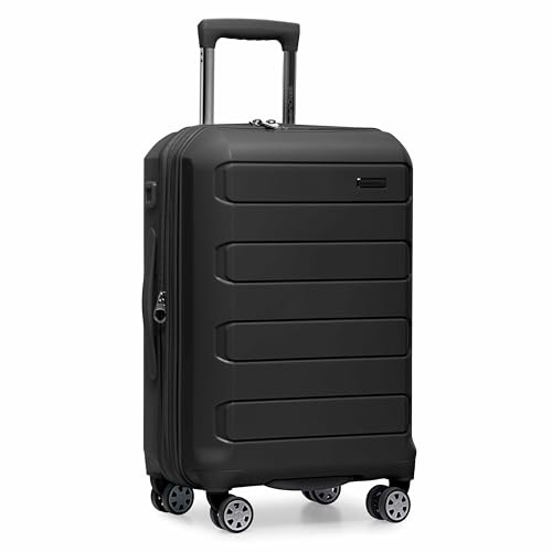 Traveler's Choice Pagosa 22-inch black hardshell front view